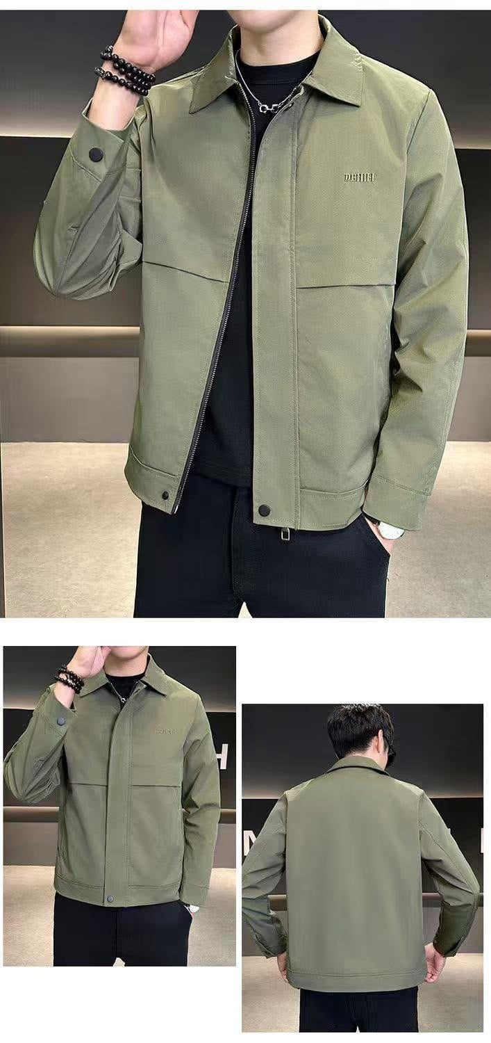 Men's Minimalist Lapel Workwear Jacket Cool & Casual Style